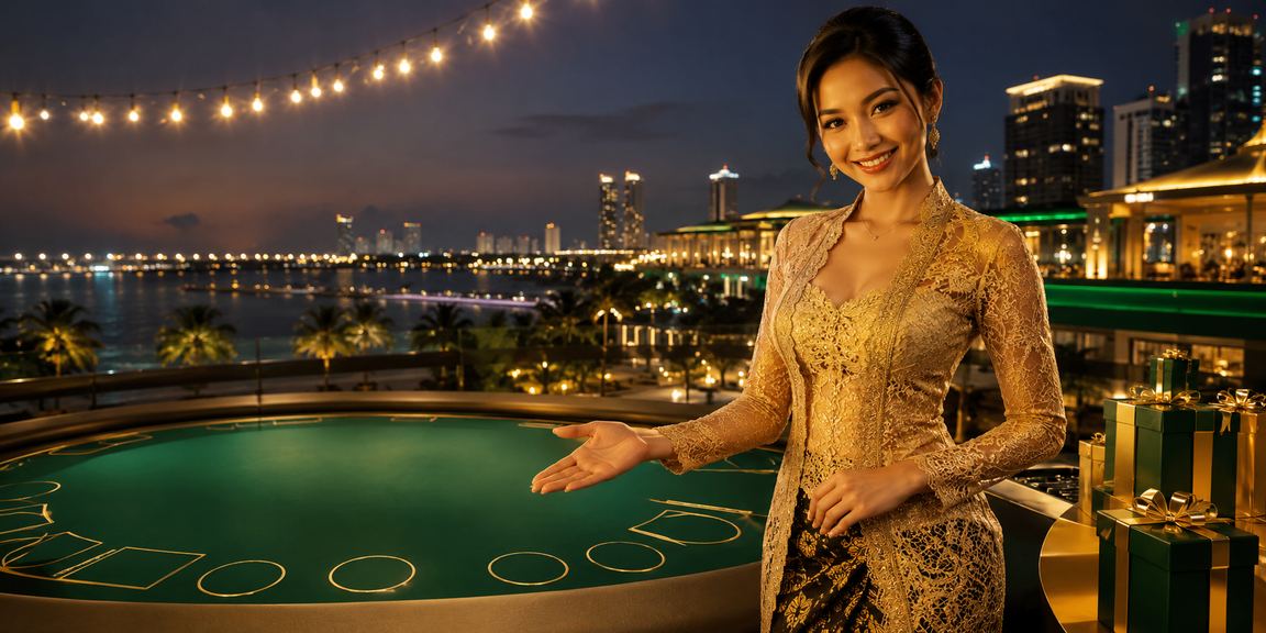 Permainan baccarat live dengan dealer profesional